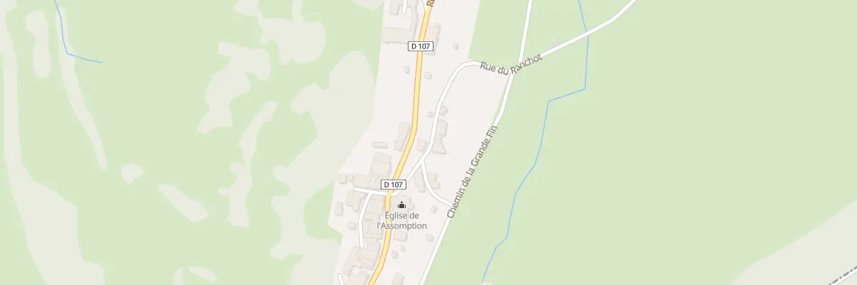 Plan du 1 Rue du Ranchot à Abbans-Dessus