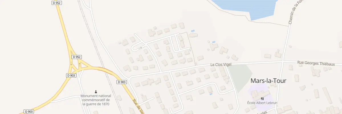 Plan du 23 Lot les Cerisiers à Mars-la-Tour