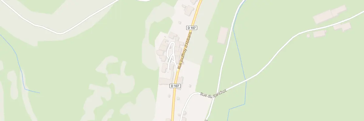 Plan du 2B Rue Albert 1er à Abbans-Dessus