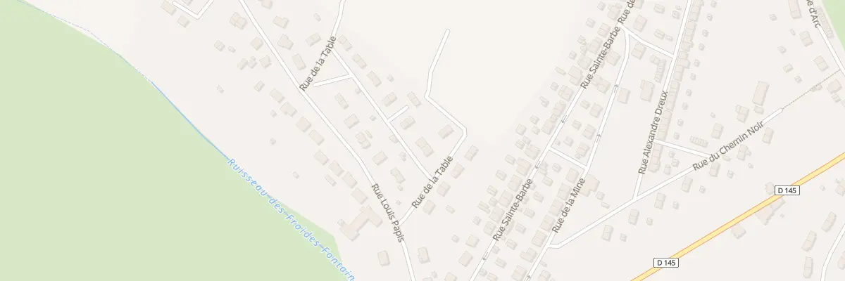 Plan du 10 Rue de la Table à Tucquegnieux