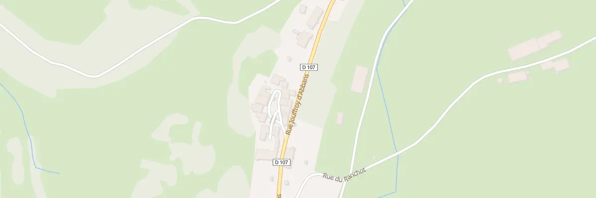 Plan du 39 Rue Jouffroy d’Abbans à Abbans-Dessus