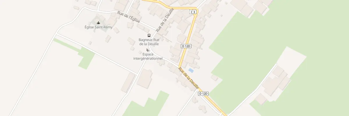 Plan du 3 Rue de la Mairie à Bagneux
