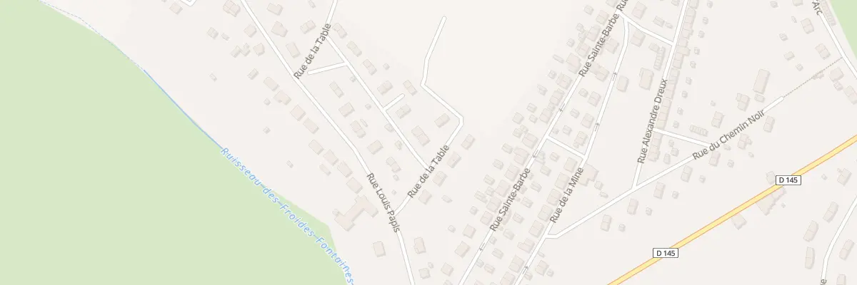 Plan du 9 Rue de la Table à Tucquegnieux