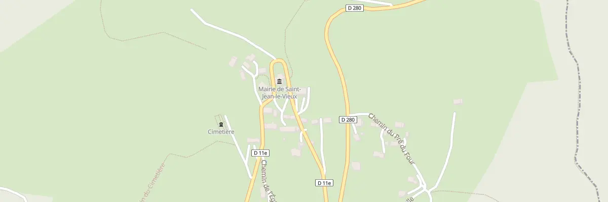 Plan de Friouten à Saint-Jean-le-Vieux