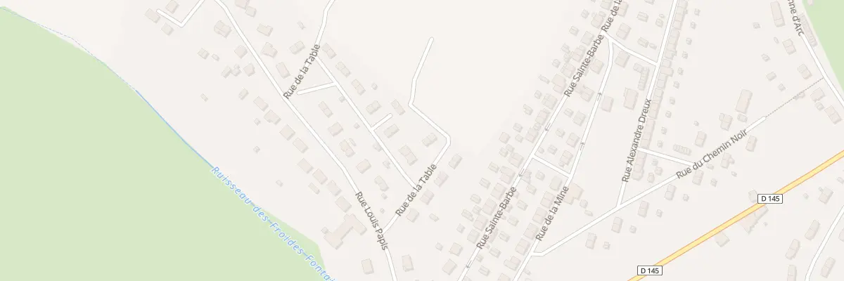 Plan du 8 Rue de la Table à Tucquegnieux