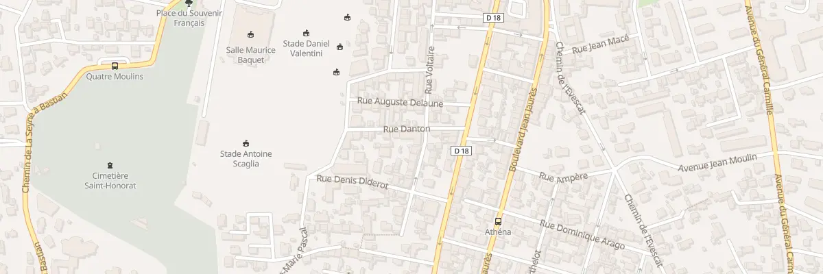 Plan du 31 Rue Voltaire à La Seyne-sur-Mer