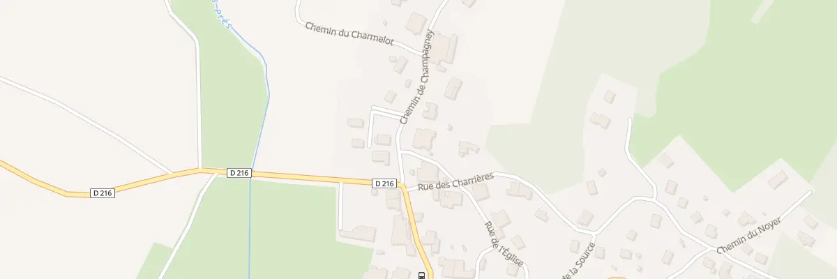 Plan du 1 Rue de l’Eglise à Chemaudin et Vaux