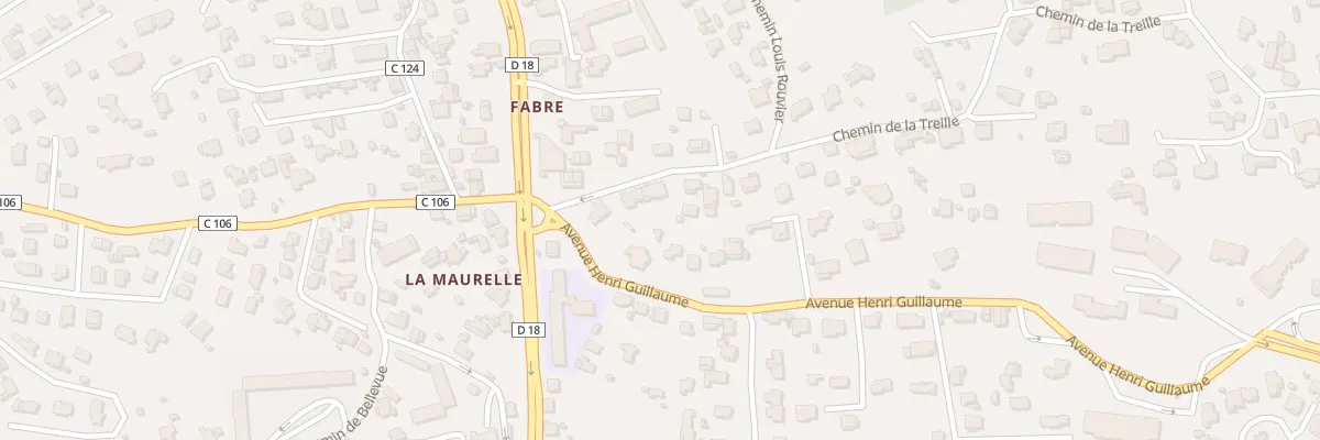 Plan du 101 Che de la Treille à La Seyne-sur-Mer