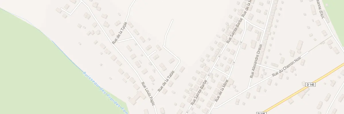 Plan du 7 Rue de la Table à Tucquegnieux