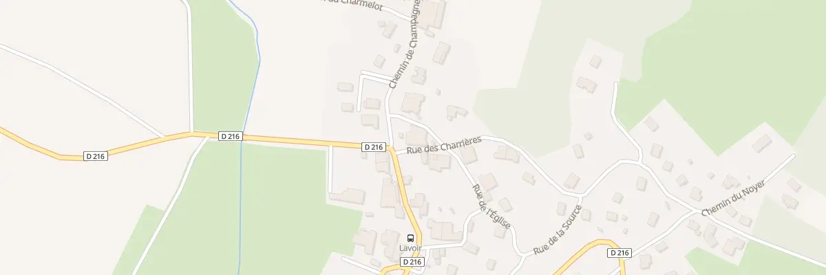 Plan du 1 Rue des Charrieres à Chemaudin et Vaux