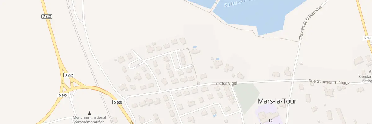 Plan du 20 Lot les Cerisiers à Mars-la-Tour
