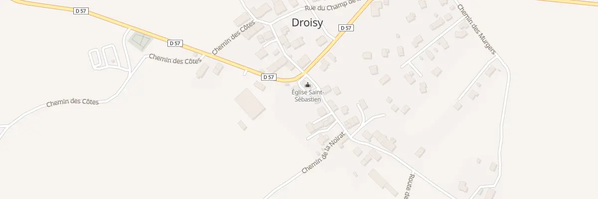 Plan du 27 Pl de l’Église à Droisy
