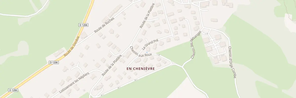 Plan du 5004 Le Bourg à Léaz
