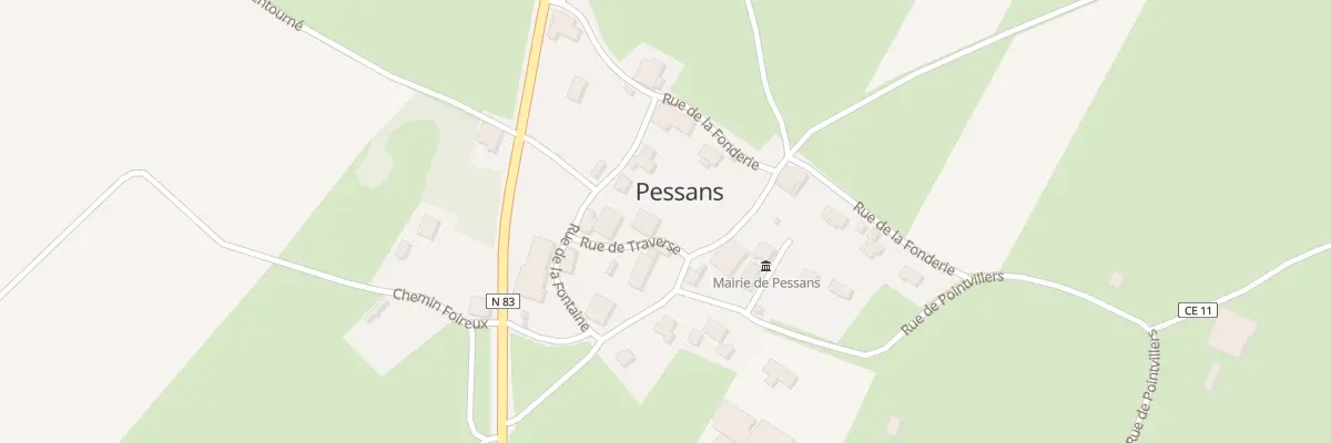 Plan du 6 Rue de Traverse à Pessans