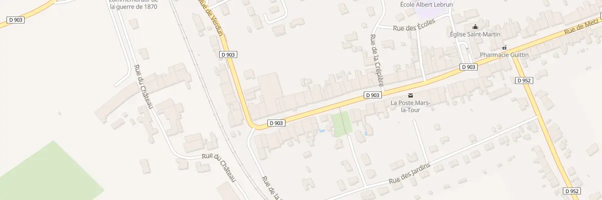 Plan du 56 Rue de Verdun à Mars-la-Tour