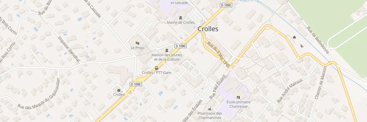 Plan du 105 Rue du 19 Mars 1962 à Crolles