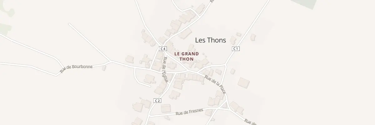 Plan du 3 Rue de la Place aux Thons