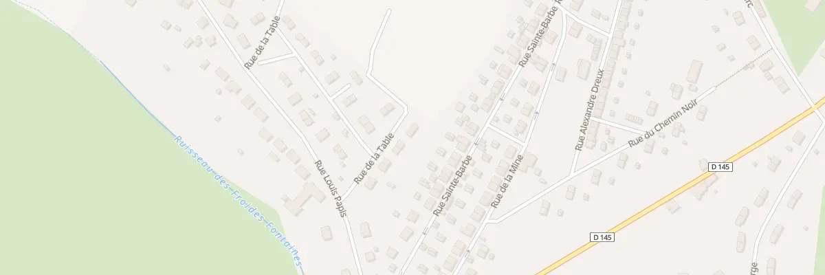 Plan du 5 Rue de la Table à Tucquegnieux