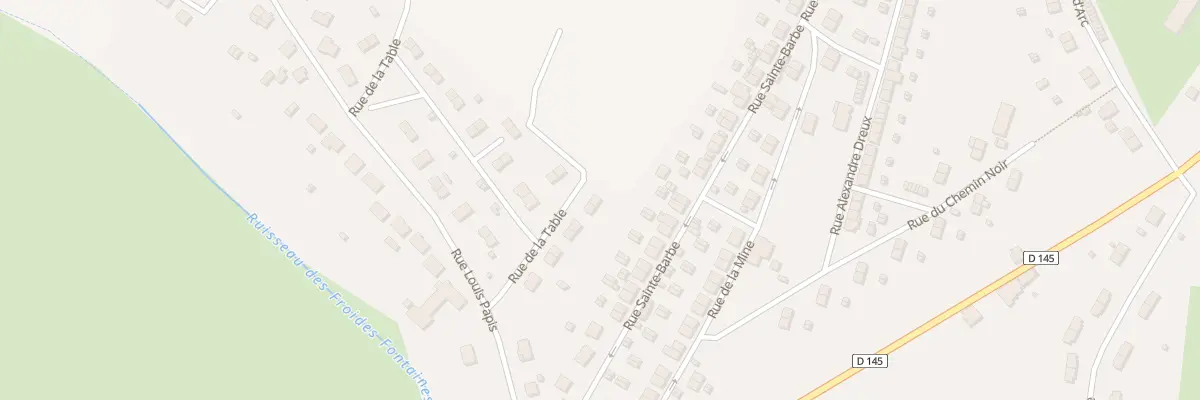 Plan du 6 Rue de la Table à Tucquegnieux