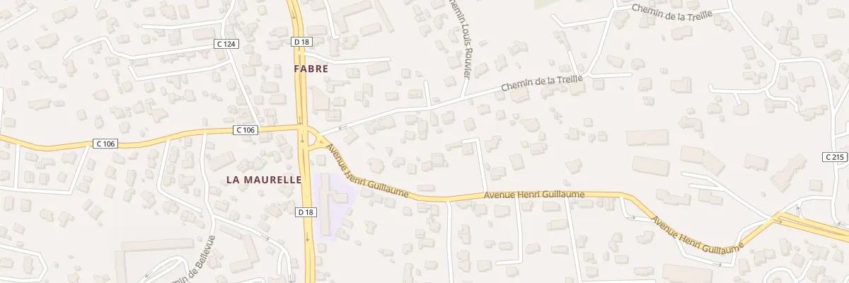 Plan du 129 Che de la Treille à La Seyne-sur-Mer