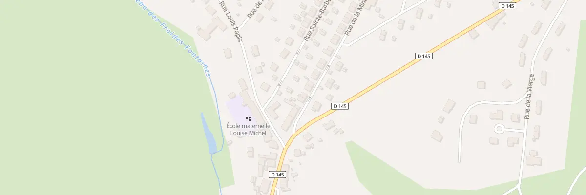 Plan du 3 Rue de la Mine à Tucquegnieux
