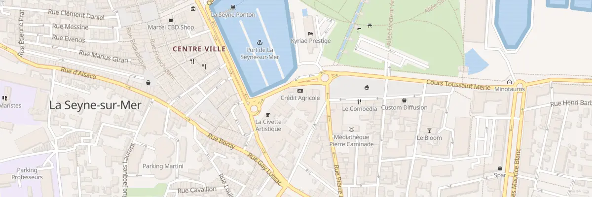 Plan du 43 Quai Gabriel Peri à La Seyne-sur-Mer