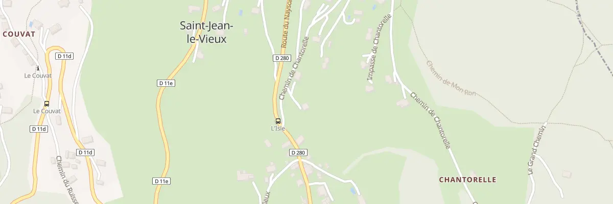 Plan du 60 Che de Chantorelle à Saint-Jean-le-Vieux