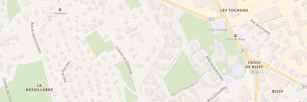 Plan du 88 Rue du Clos Saint-Jacques à Chambéry