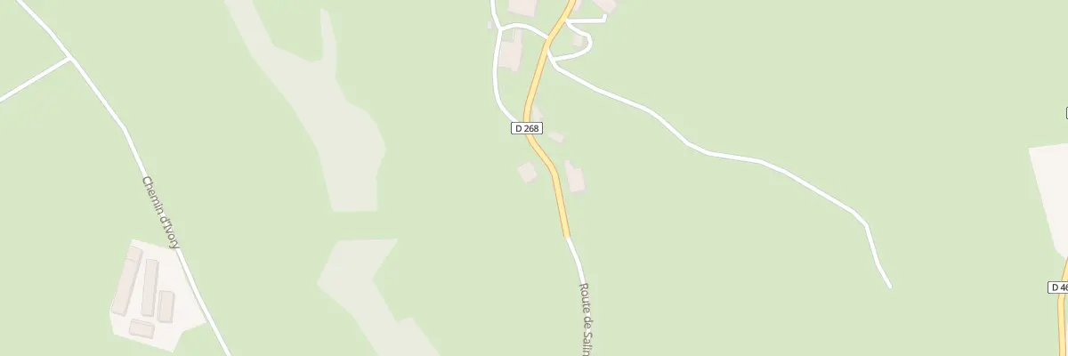 Plan du 8 Rte de Salins à Chaux-Champagny
