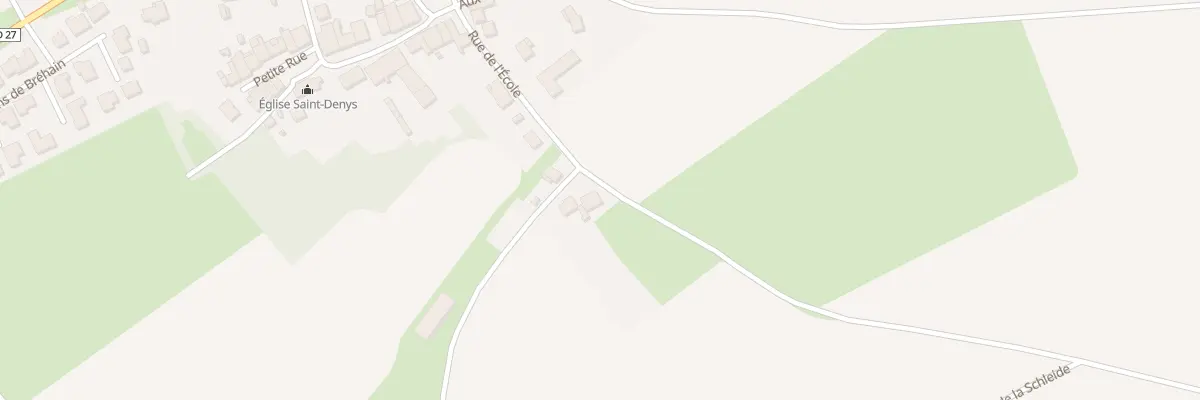 Plan du 14 Rue de l’Ecole à Bréhain-la-Ville