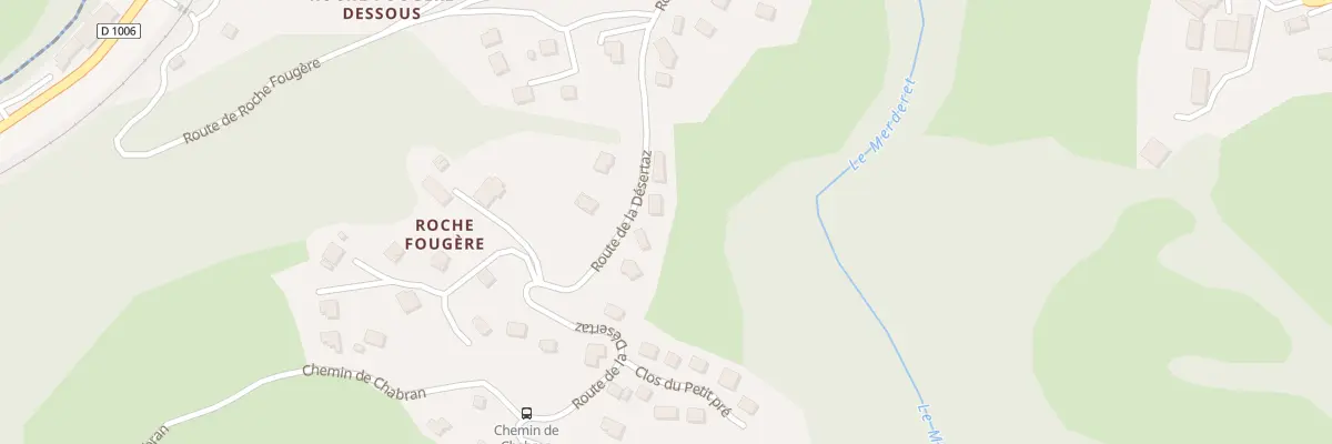 Plan du 995 Rte de la Desertaz à Saint-Cassin