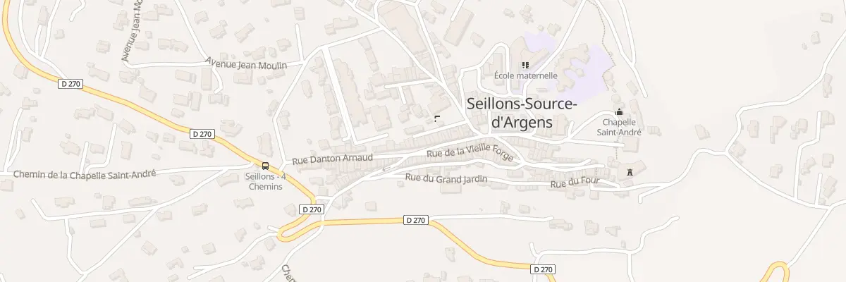 Plan du 33 Rue Danton ARNAUD à Seillons-Source-d’Argens