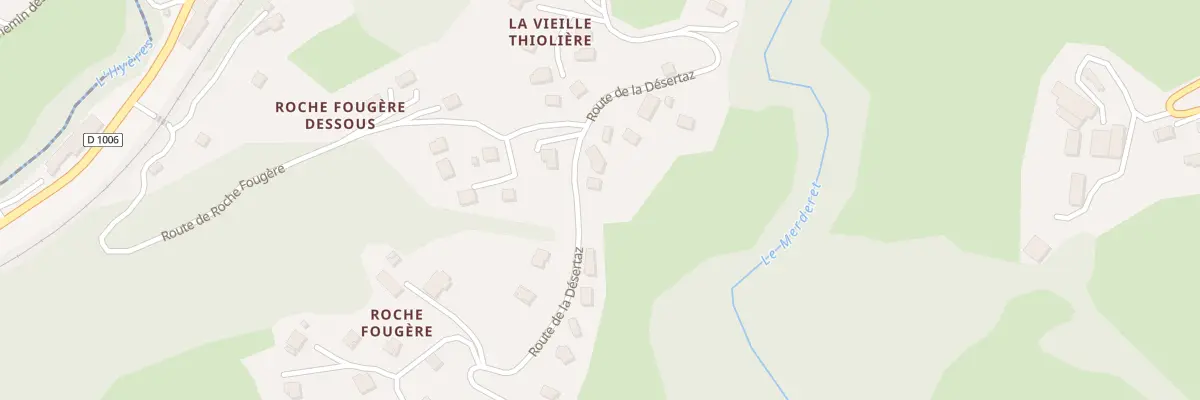 Plan du 915 Rte de la Desertaz à Saint-Cassin