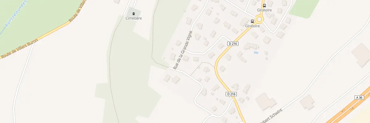 Plan du 18 Rue de la Grande Vigne à Chemaudin et Vaux