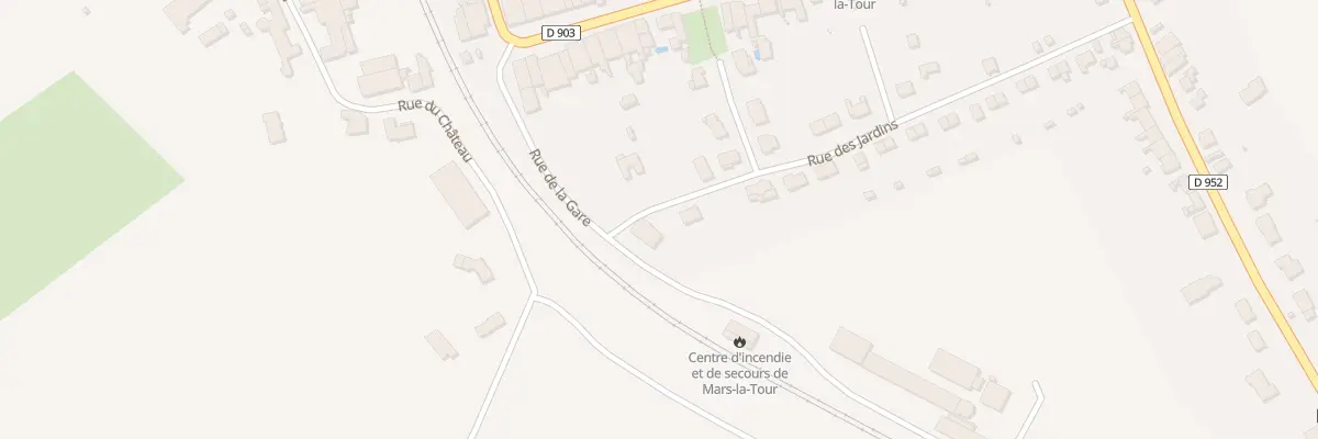 Plan du 9 Rue de la Gare à Mars-la-Tour