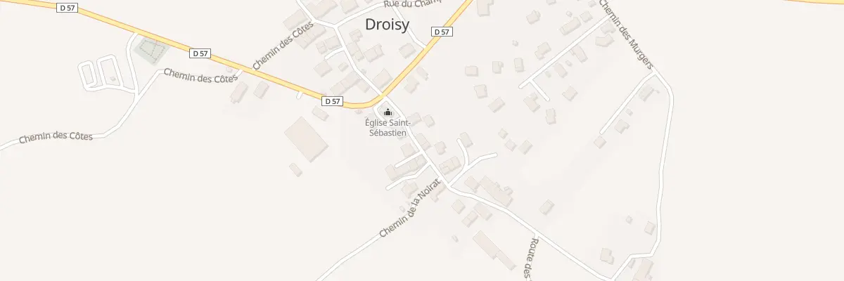 Plan du 67 Rue du Mont des Princes à Droisy