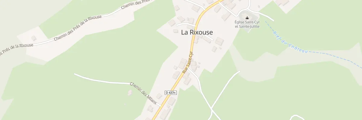 Plan du 36 Rue Saint-Cyr à La Rixouse