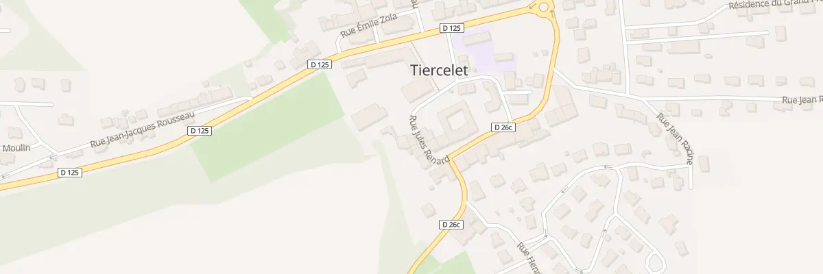 Plan du 6 Rue Jules Renard à Tiercelet