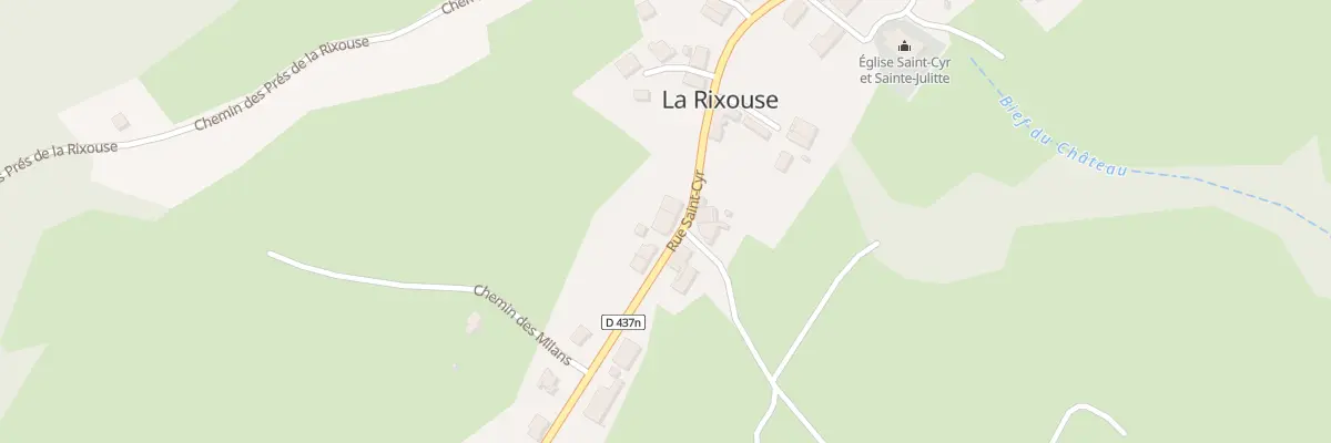 Plan du 40 Rue Saint-Cyr à La Rixouse