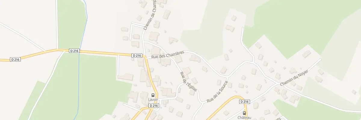 Plan du 6 Rue des Charrieres à Chemaudin et Vaux
