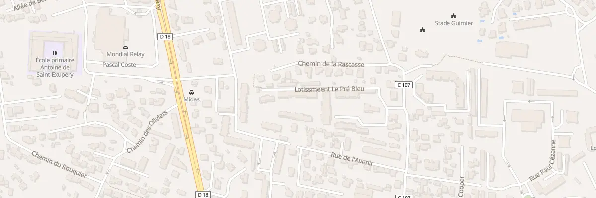Plan du 372 Vieux Chemin des Sablettes à La Seyne-sur-Mer