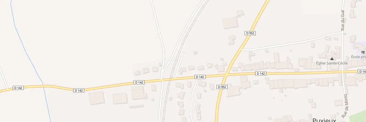 Plan du 9B Rue du Bois à Puxieux
