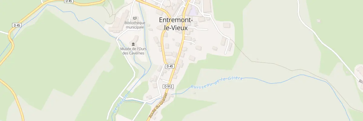 Plan du 5436F Epernay à Entremont-le-Vieux