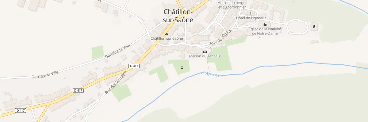 Plan du 10 Rue de l’Eglise à Châtillon-sur-Saône