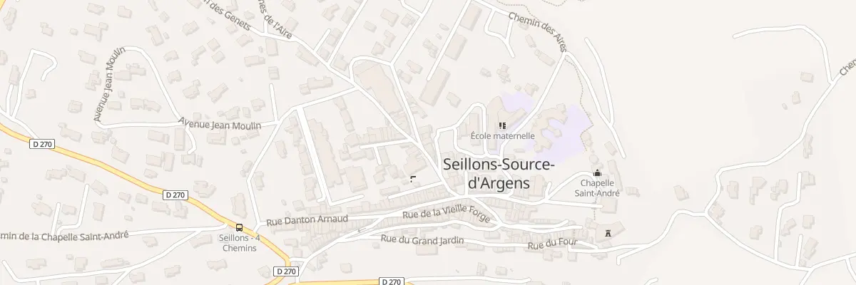 Plan du 5659 Pl Gabriel PERI à Seillons-Source-d’Argens