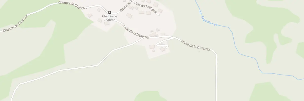 Plan du 1540B Rte de la Desertaz à Saint-Cassin
