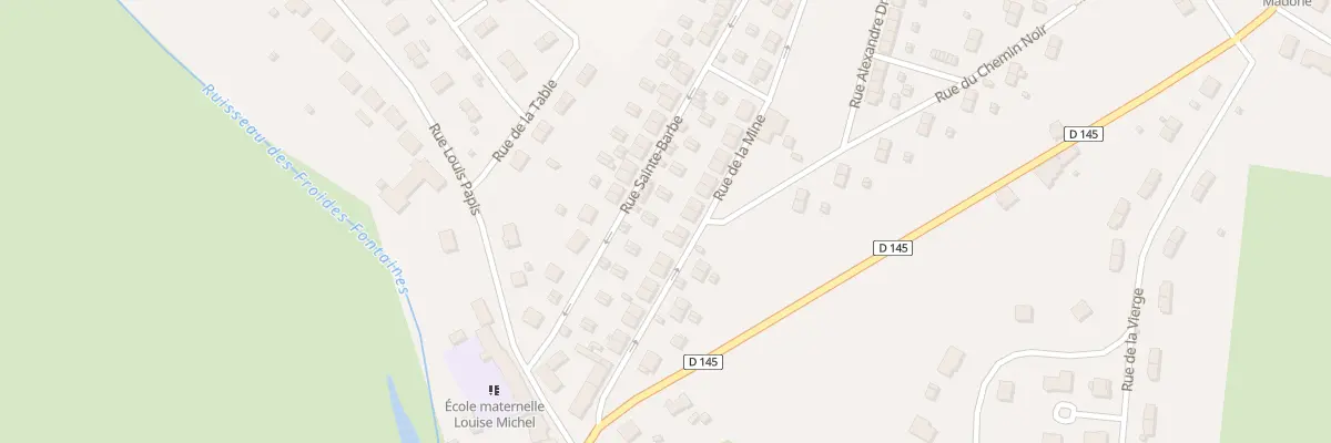 Plan du 21 Rue de la Mine à Tucquegnieux