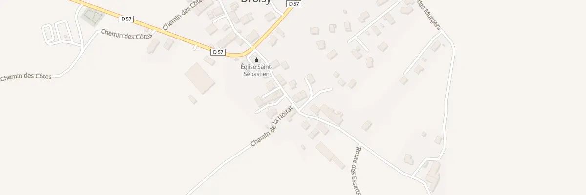 Plan du 103 Rue du Mont des Princes à Droisy