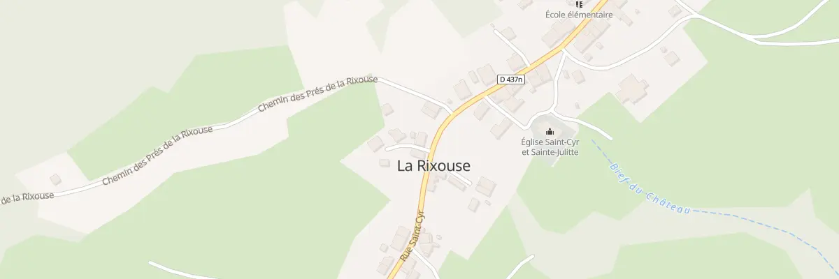 Plan du 24 Rue Saint-Cyr à La Rixouse