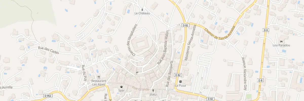 Plan du 7376 Rue Arnaud de Trian à Gréoux-les-Bains